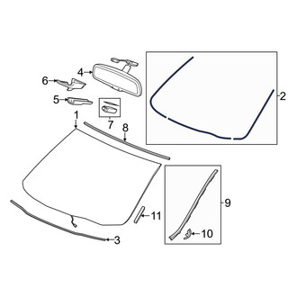 Acura OE - Windshield Seal