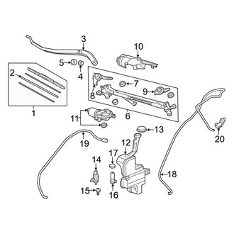 Acura OE - Windshield - Wiper & Washer Components