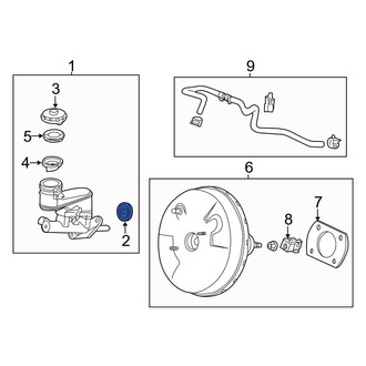 Acura OE - Brake Master Cylinder O-Ring