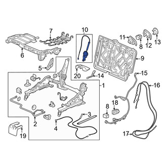 Acura OE - Center Left Seat Motor