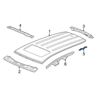 Acura OE - Roof Luggage Carrier Side Rail Bracket