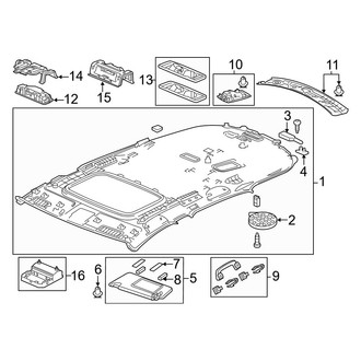 Acura OE - Roof - Interior Trim (3.5L)