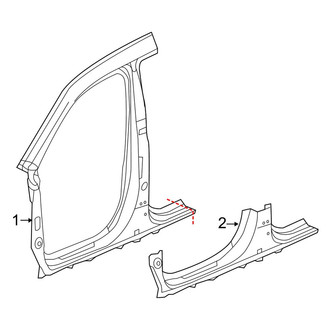 Acura OE - Pillars, Rocker & Floor - Aperture Panel
