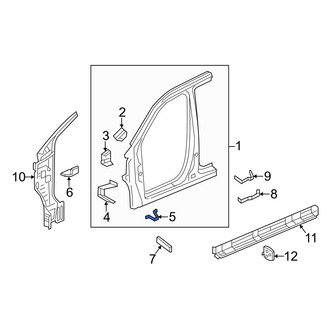 Acura OE - Left Lower Fender Bracket