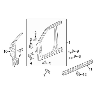 Acura OE - Pillars, Rocker & Floor - Inner Structure