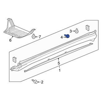 Acura OE - Rocker Panel Molding Clip