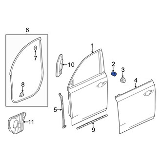 Acura OE - Rear Door Stop