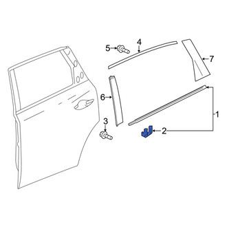 Acura OE - Door Belt Molding Clip