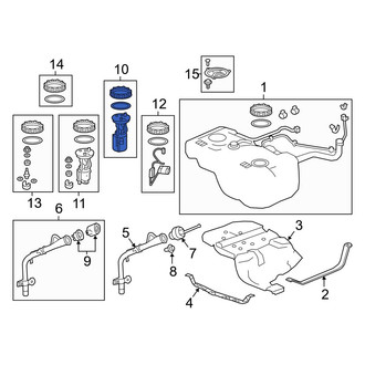Acura OE - Fuel Pump and Strainer Set