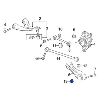 Acura OE - Suspension Knuckle Nut