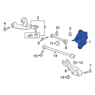 Acura OE - Rear Left Suspension Knuckle