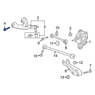 Acura OE - Upper Suspension Control Arm Bolt