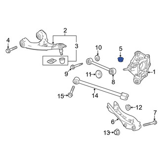 Acura OE - Rear Upper Suspension Control Arm Nut