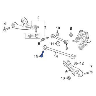 Acura OE - Suspension Track Bar Bolt