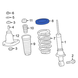 Acura OE - Left Lower Coil Spring Insulator