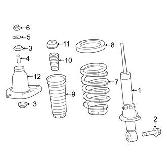 Acura OE - Rear Suspension - Shocks & Components (W/O Active Damping System)