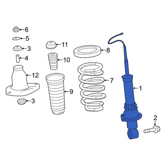 Acura OE - Rear Suspension Shock Absorber