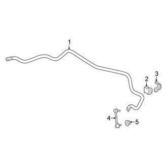 Acura OE - Rear Suspension - Stabilizer Bar & Components
