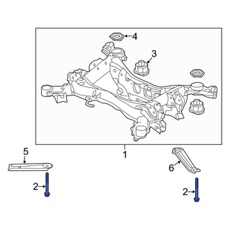 Acura OE - Front Suspension Crossmember Bolt