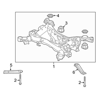 Acura OE - Rear Suspension - Suspension Mounting (3.0L)