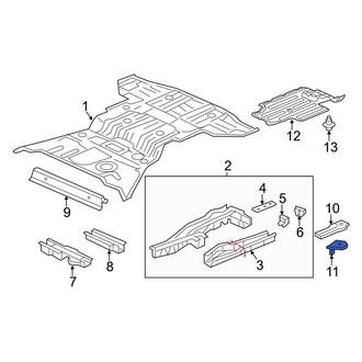 Acura OE - Rear Spare Tire Carrier