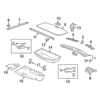 Acura OE - Rear Body & Floor - Interior Trim