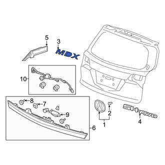 Acura OE - Rear Hatch Emblem