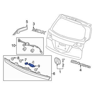 Acura OE - Rear Liftgate Latch Release Switch