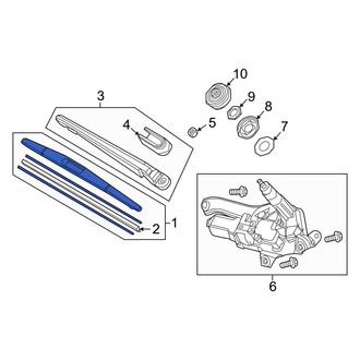 Acura OE - Rear Wiper Blade