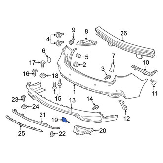 Acura OE - Rear Tow Eye Cap