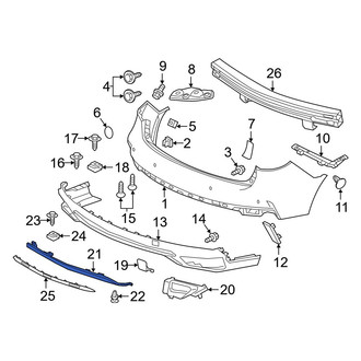 Acura OE - Rear Valance Panel