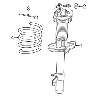 Acura OE - Front Suspension - Struts & Components (With Active Damping System)
