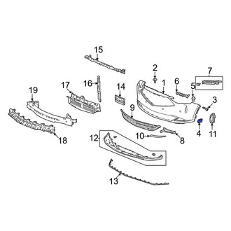 Acura OE - Bumper Cover Nut