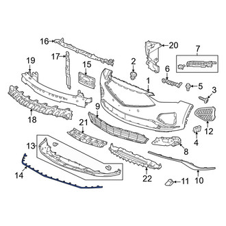 Acura OE - Front Radiator Support Air Deflector