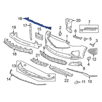 Acura OE - Front Bumper Cover Reinforcement