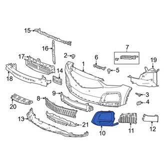 Acura OE - Front Left Bumper Trim