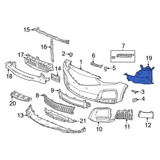 Acura OE - Front Right Radiator Support Air Duct