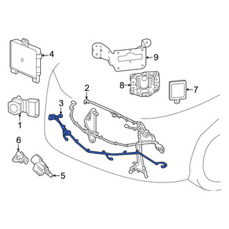 Acura OE - Front Lower Parking Aid System Wiring Harness