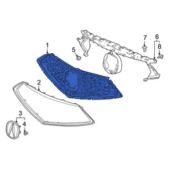 Acura OE - Front Upper Grille
