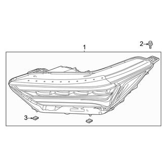 Acura OE - Front Lamps - Headlamp Components
