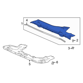 Acura OE - Front Radiator Support Access Cover