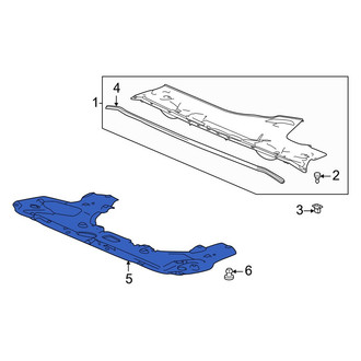 Acura OE - Front Radiator Support Splash Shield