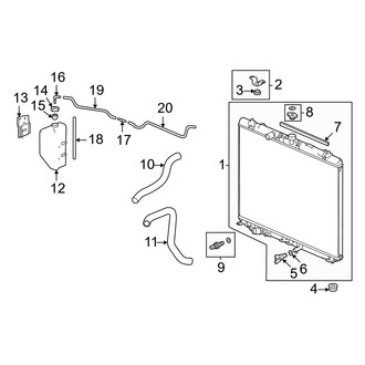 Acura OE - Cooling - Radiator & Components