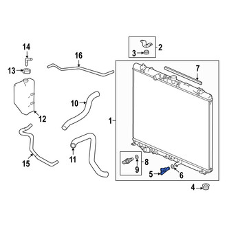 Acura OE - Radiator Drain Plug