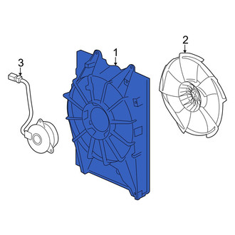 Acura OE - Front Engine Cooling Fan Shroud