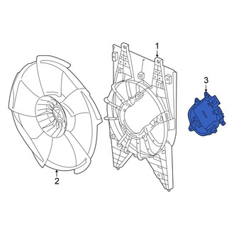 Acura OE - Right Engine Cooling Fan Motor