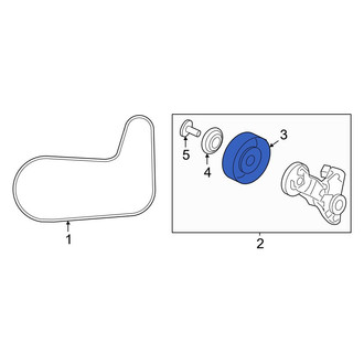 Acura OE - Accessory Drive Belt Tensioner Pulley