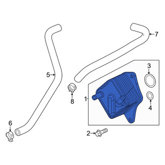 Acura OE - Automatic Transmission Oil Cooler
