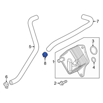 Acura OE - Turbocharger Coolant Line Clamp