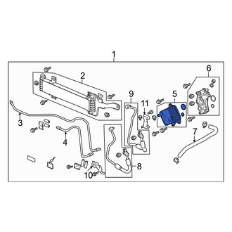 Acura OE - Automatic Transmission Oil Cooler